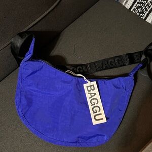 Baggu Lapis Blue crescent bag NEW :)
